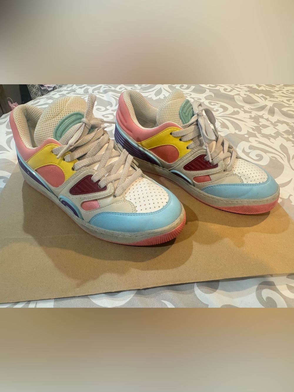 Gucci Pastel Multicolor Low-Top Sneakers